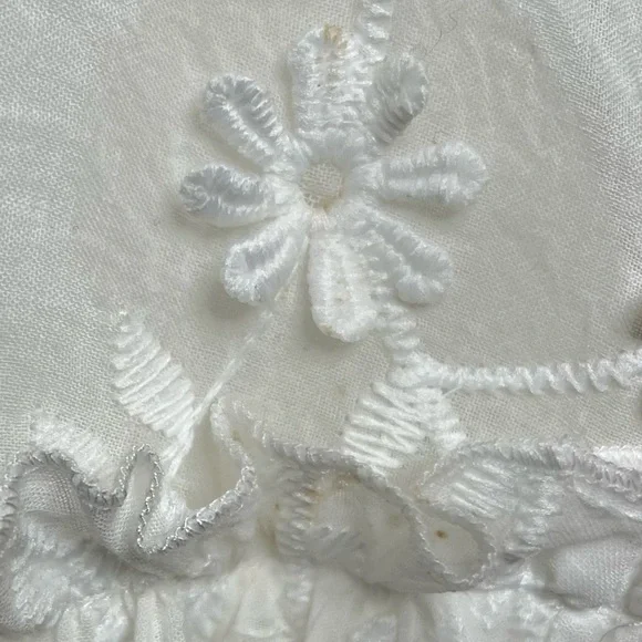 Showpo. Fancy A Spritz Square Neck Embroidered Mini Dress - Picture 10 of 14